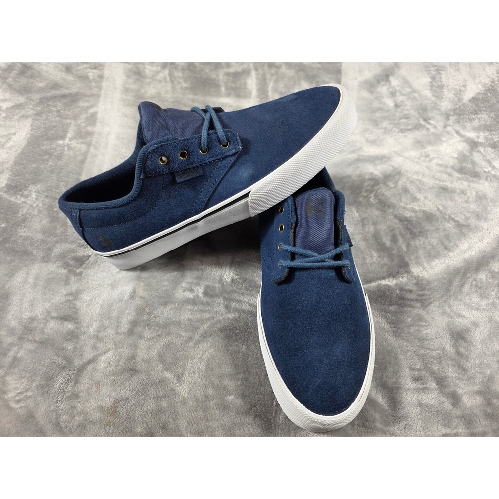 Etnies Jameson Vulc Mens Size 8 Blue Nick Garcia Suede Skate Shoes NEW